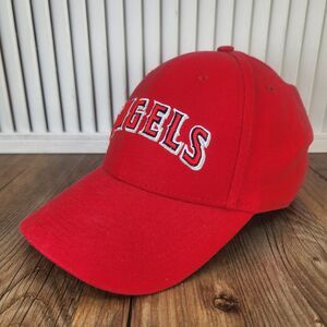 Los Angeles Angels Nike Legacy91 OSFA Fitted Hat Cap Red Baseball MLB Team Logo